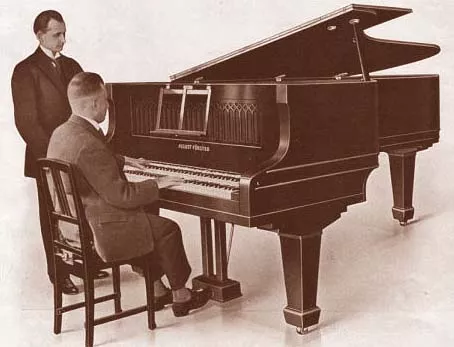 Четвертитоновый рояль Аугуст Фёрстер, 1923